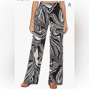 Women's Boho Palazzo Pants Wide Leg Lounge Pants
